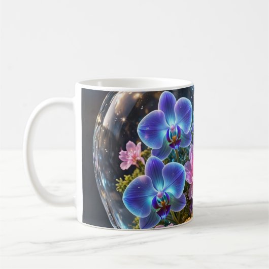 Blüten Kunst Tasse (Links)