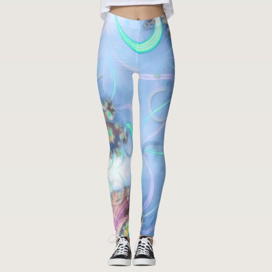 Blüten Leggings (Vorderseite)
