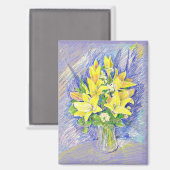 Blüten Magnet (Vorderseite/Rückseite)