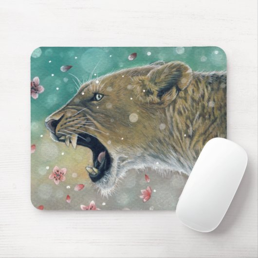 Blüten Mousepad (Mit Mouse)