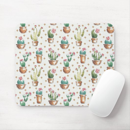 Blüten-Muster des Wüsten-Blüten-Schritt-| Mousepad (Mit Mouse)