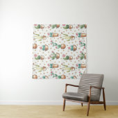 Blüten-Muster des Wüsten-Blüten-Schritt-| Wandteppich (Beispiel)