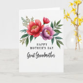 Blüten Muttertag Liebkosungskarte Karte (Gelbe Blume)