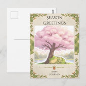 Blüten-Nickerchen Postkarte (Vorne/Hinten)