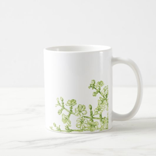 Blüten-Niederlassungen Kaffeetasse (Rechts)