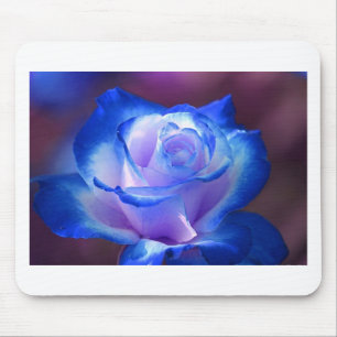 Blüten Reben Blütenblatt Rose Blumen Blume blau Li Mousepad