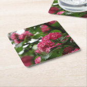 Blüten Rosa Untersetzer mit Blumenmuster (angewinkelt)