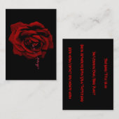 Bluten-Rose Visitenkarte (Vorne/Hinten)