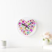 Blüten Runde Wanduhr (Zuhause)