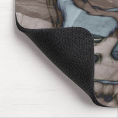 Bluten Schädel Mousepad (Ecke)