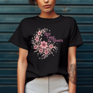 Blüten-Schwirl T-Shirt
