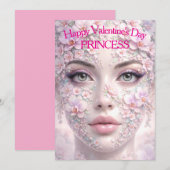 Blüten Serenity Muse, Valentinstag-Karte Feiertagskarte (Vorne/Hinten)