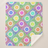 Blüten Sherpa Blanket Sherpadecke (Vorderseite)