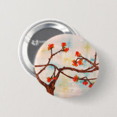 Blüten-Strecke Button (Vorne & Hinten)