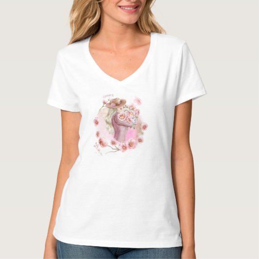 Blüten T-Shirt (Vorderseite)