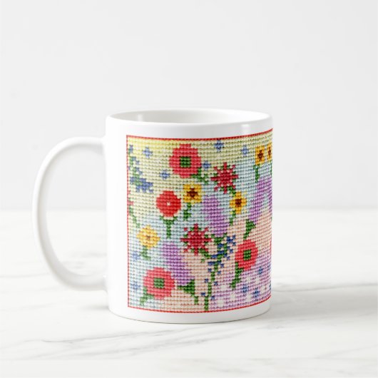 Blüten-Tasse Kaffeetasse (Links)