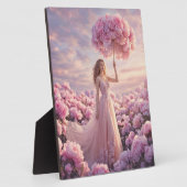 Blüten Traumlandschaft Fotoplatte (Seite)