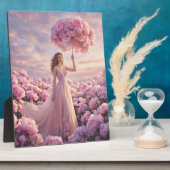 Blüten Traumlandschaft Fotoplatte (Seite)