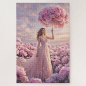 Blüten Traumlandschaft Puzzle (Vertikal)