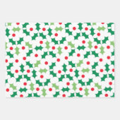 Blüten und Berries Geschenkwrap Geschenkpapier Set (Vorderseite 2)