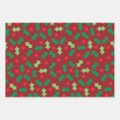 Blüten und Berries Geschenkwrap Geschenkpapier Set (Vorderseite)