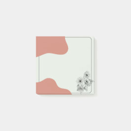 Blüten und Bläschen Post-it Klebezettel