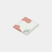 Blüten und Bläschen Post-it Klebezettel (angewinkelt)