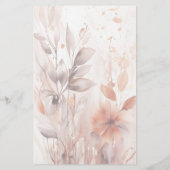 Blüten und Blätter Papier (Rückseite)