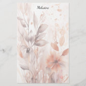 Blüten und Blätter Papier (Vorderseite)