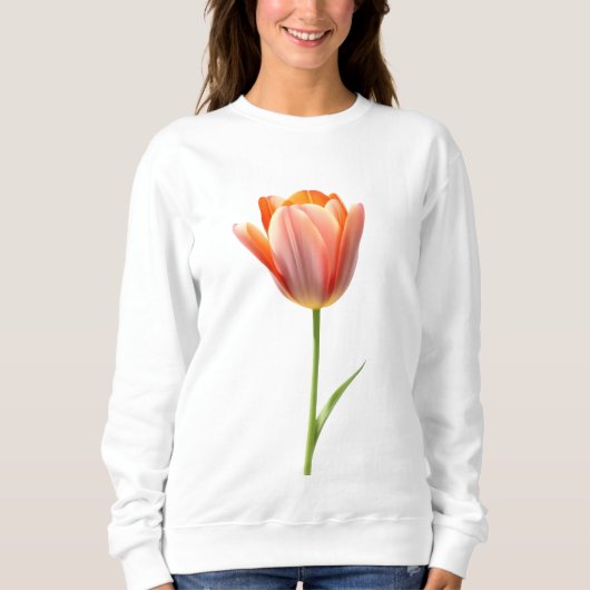 Blüten und Blüten Sweatshirt (Vorderseite)