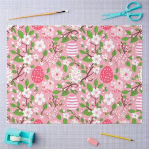 Blüten und Eier Seidenpapier