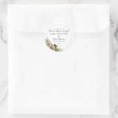 Blüten und Folien | Seifenaufkleber Runder Aufkleber (Tasche)