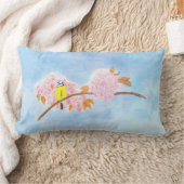 Blüten und Gartenvögel Lendenkissen (Decke)