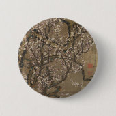 Blüten und Mond von Ito Jakuchu Button (Vorderseite)