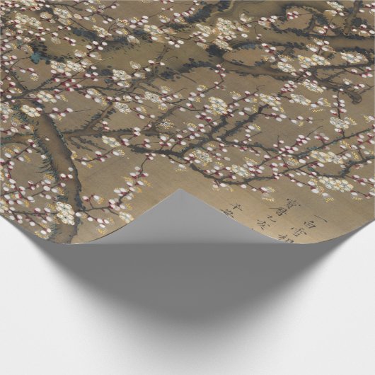 Blüten und Mond von Ito Jakuchu Geschenkpapier (Ecke)