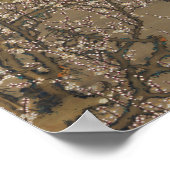 Blüten und Mond von Ito Jakuchu Poster (Ecke)