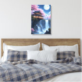 Blüten und Mondlicht Leinwanddruck (Insitu (Schlafzimmer))