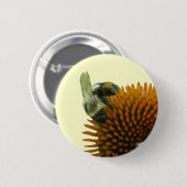 Blüten- und Östlich-Tischlerbienenartikel Button (Vorne & Hinten)