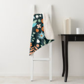 Blüten und Schmetterlinge, dekorative nahtlose Pat Sherpadecke (Beispiel)