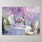 Blüten und Tee Poster (Vorne)