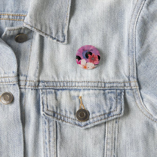 Blüten und Vinyl Button