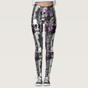 Blüten und violette Blumen Leggings