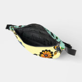Blüten und Vögel Bauchtasche (Offen)