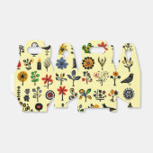 Blüten und Vögel Geschenkschachtel (Ungefaltet)