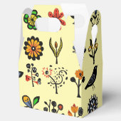 Blüten und Vögel Geschenkschachtel (Geöffnet)