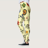 Blüten und Vögel Leggings (Links)