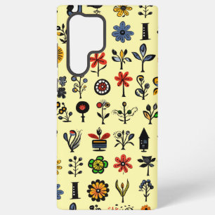 Blüten und Vögel Samsung Galaxy Hülle