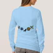 Blüten und Vögel T-Shirt (Rückseite)
