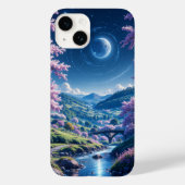 Blüten unter einem Sternenhimmel Case-Mate iPhone Hülle (Rückseite)