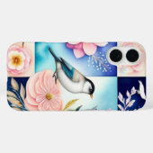 Blüten & Vögel Case-Mate iPhone Hülle (Rückseite (Horizontal))